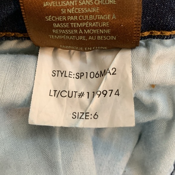 Kut From The Kloth Crop Straight Leg Women’s Blue Jeans Size 6 - Picture 6 of 11